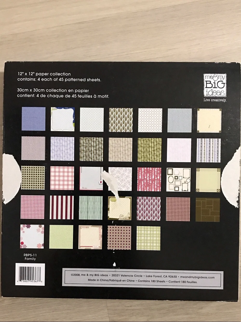 Paper Pad & Animal Crackers Scrapbook Paper Pack - Multi Color